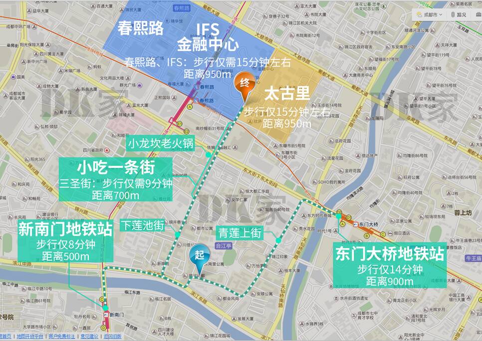 地铁、公交,出行超级方便!小吃一条街、小火锅一应俱全
