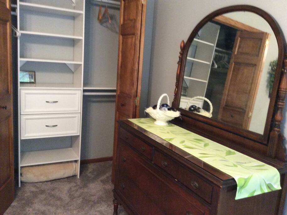 Lots of space to store your belongings comfortably