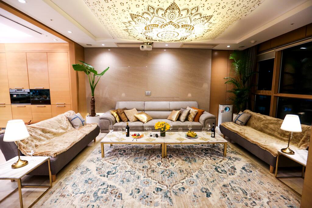 The living room_in the night