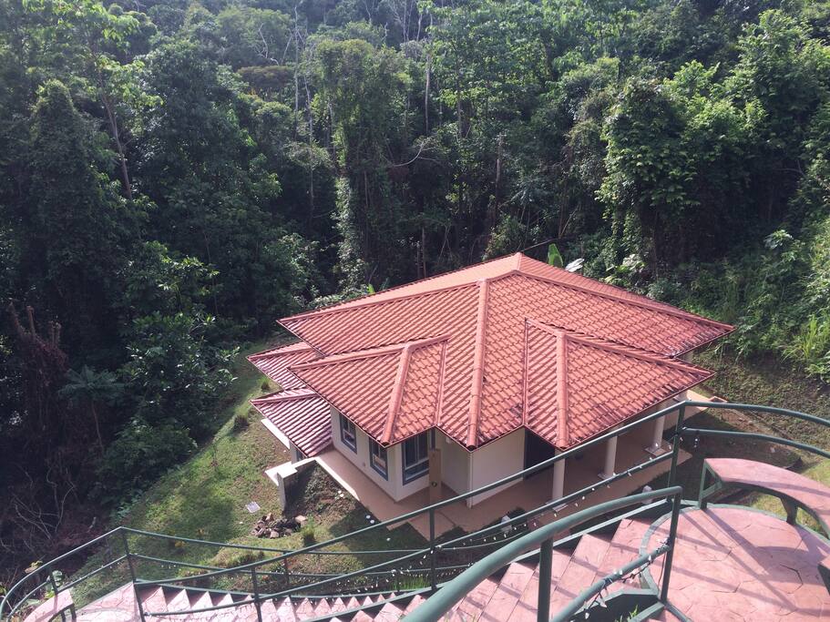 Stairs to the two Suites