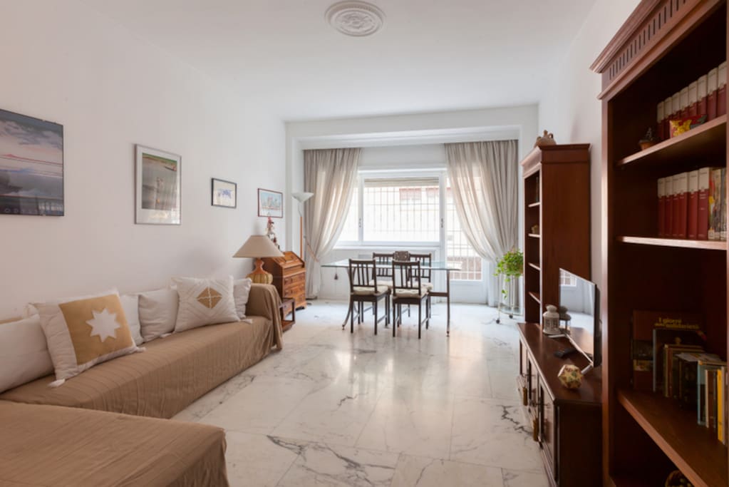 Bright and big living room