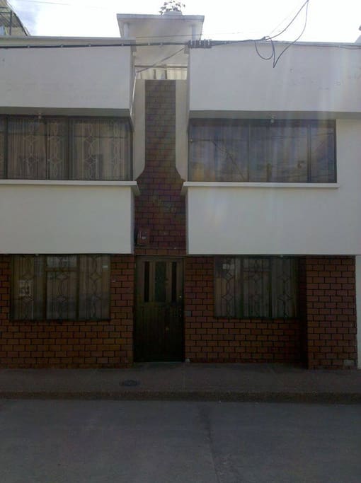 Fachada de la casa