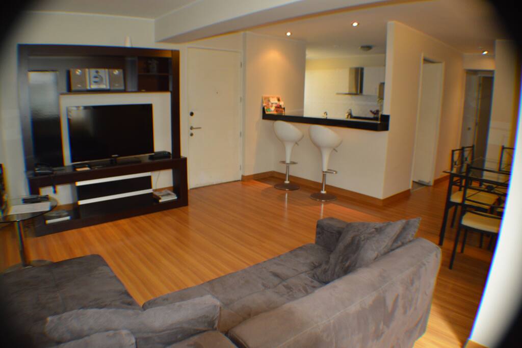 Wifi -Tv with cable - Sofa Bed - Integrated Kitchen - Dinning table