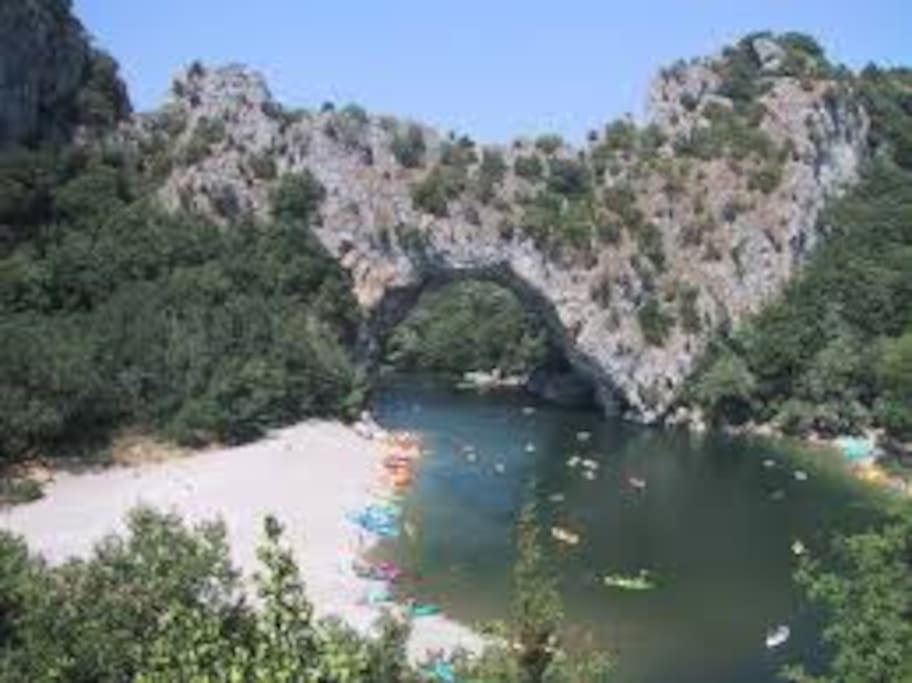Le fameux Pont d'Arc