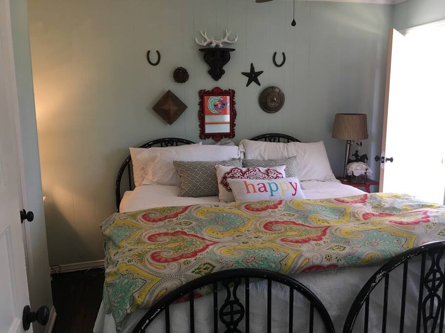 Bedroom 2 - King with outside and inside entrance