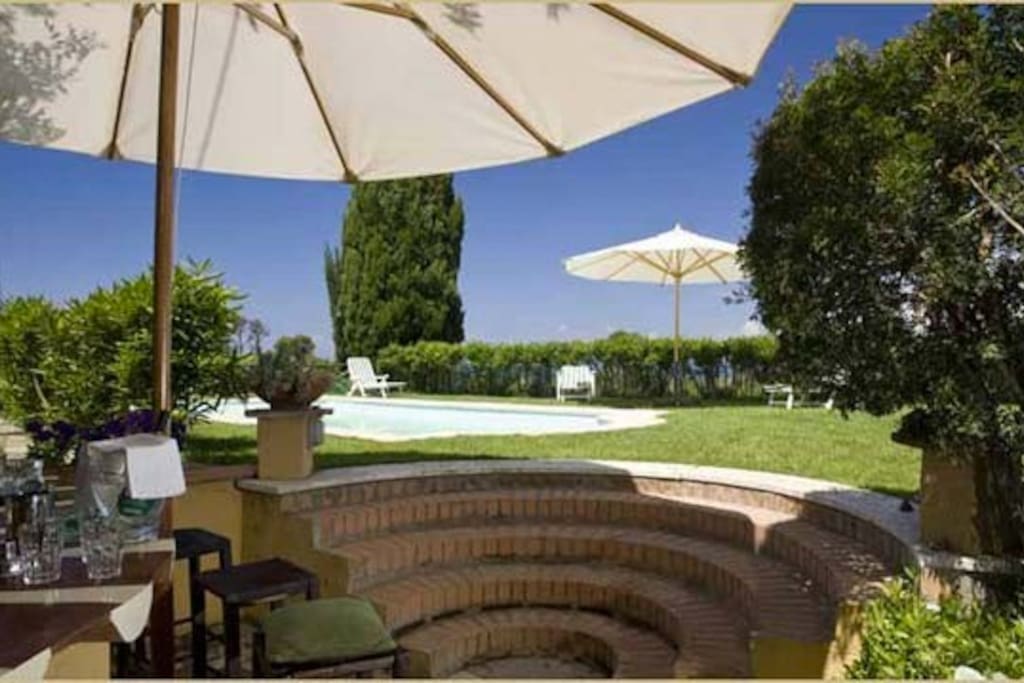 The bar at the pool