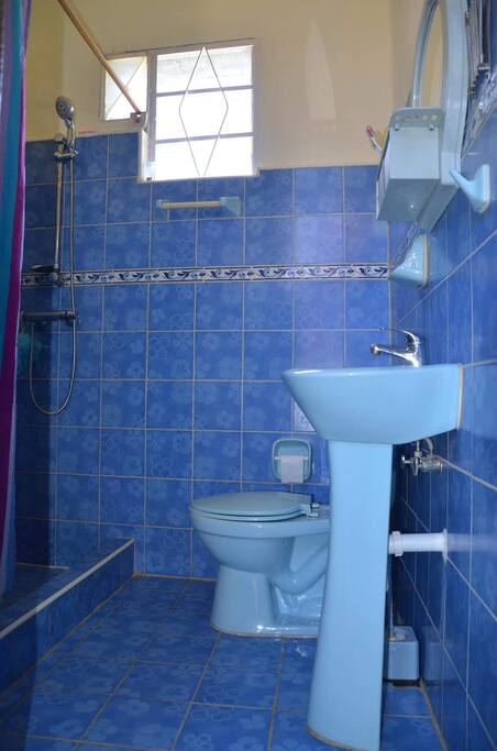 El cuarto de baño.