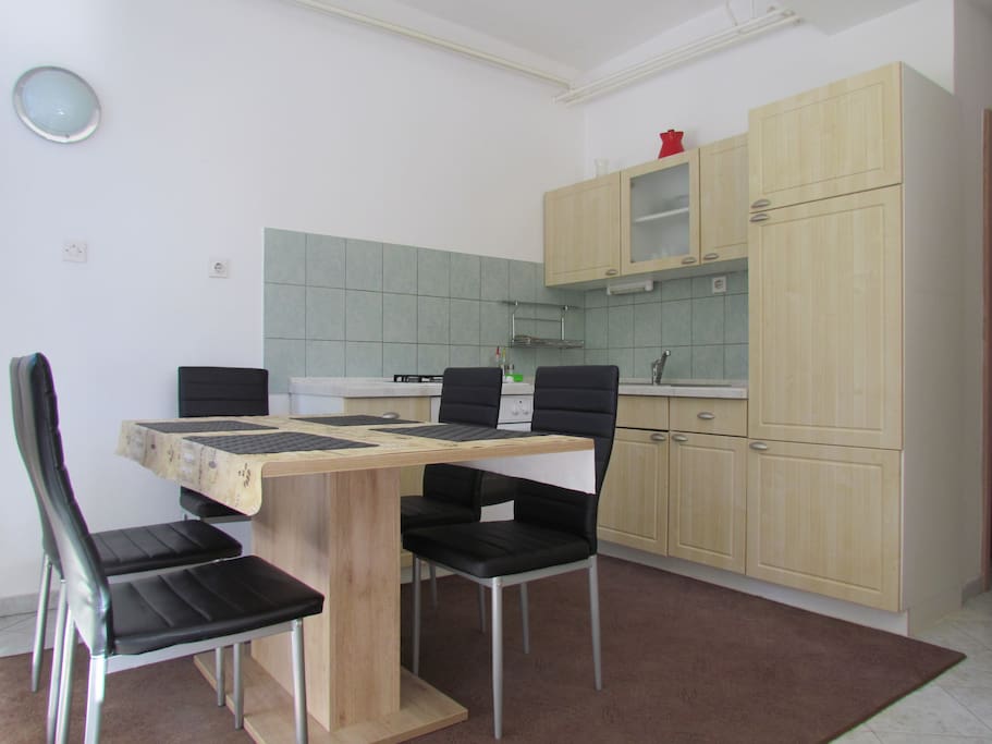 Kitchen with dining room