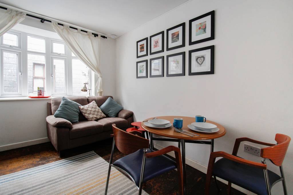 Living room overlooking Kirwan's lane.