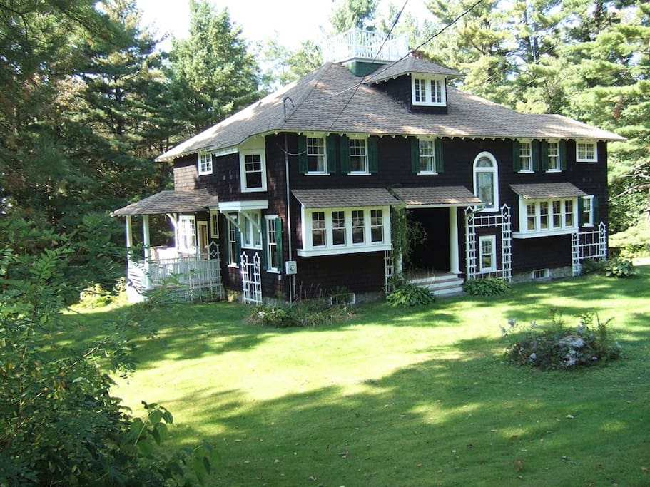 Dawn Cottage in early summer, before all of the flowers bloom.
