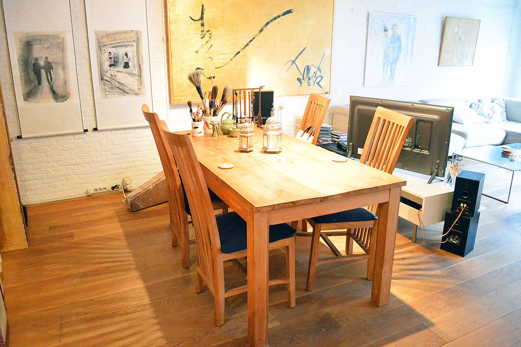 Enjoy dinner or your breakfast on the dinner table