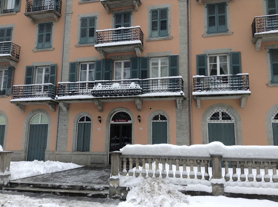 This old building and our apartment offer a unique old style retaining many original features.