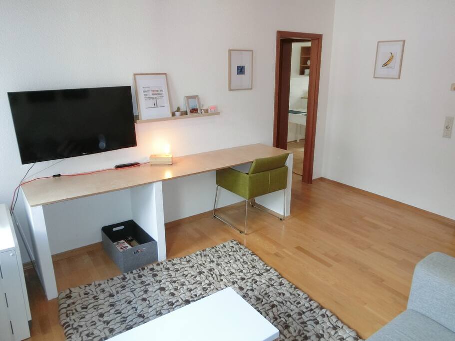 TV and Desk
