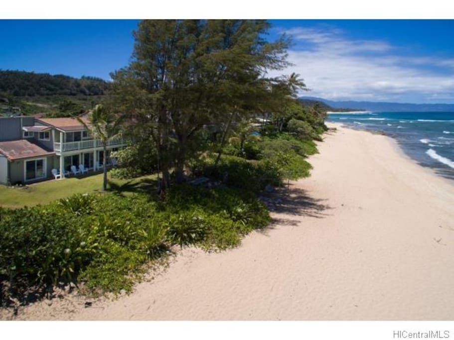 View of the property from the sky.