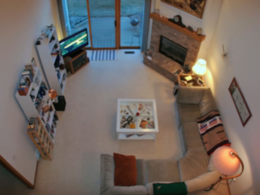 The full view of the living room.