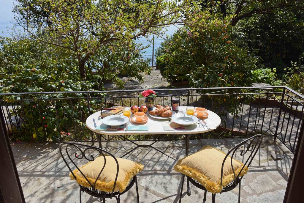 terrace with garden