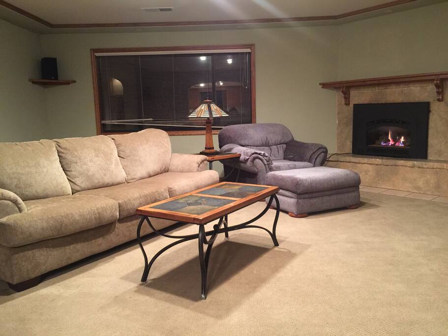 Curl up next to the fire - watch movies or satellite TV, or just read and relax!