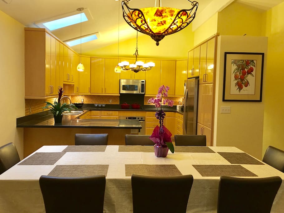 Kitchen and dining room