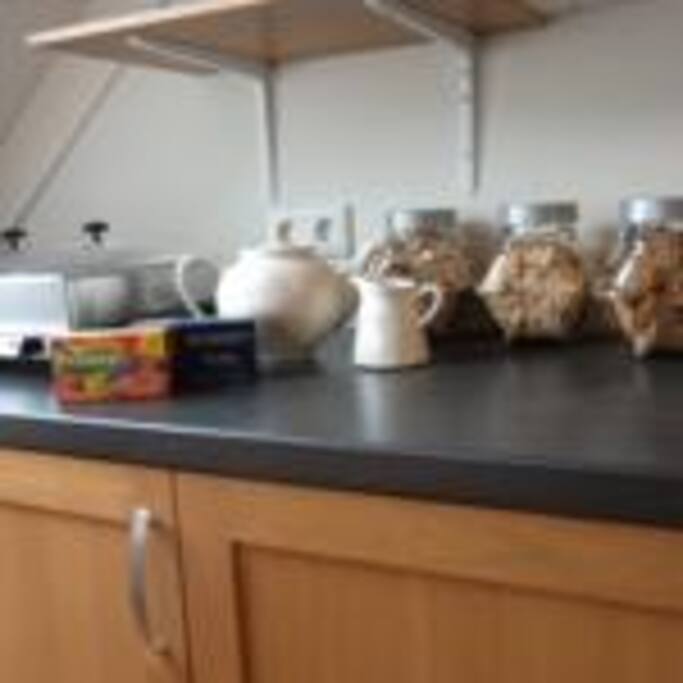 The kitchenette