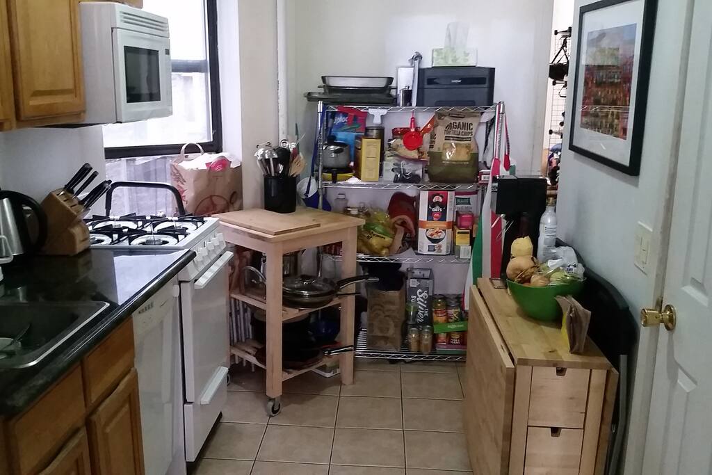 View of the shared kitchen from the other angle.