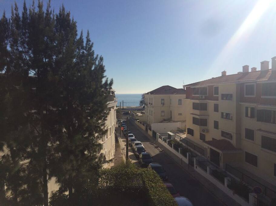 view from the balcony