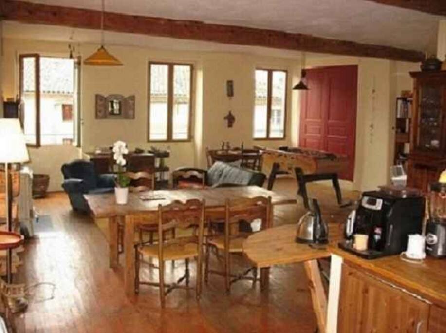 Pièce de vie 60m2