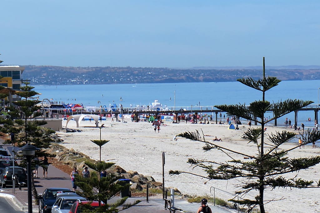 Beach from the balcony
