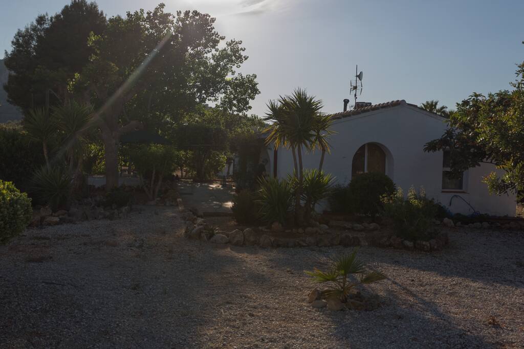 Jardín exterior