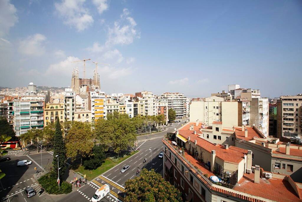 View from terrace - Sagrada Familia
