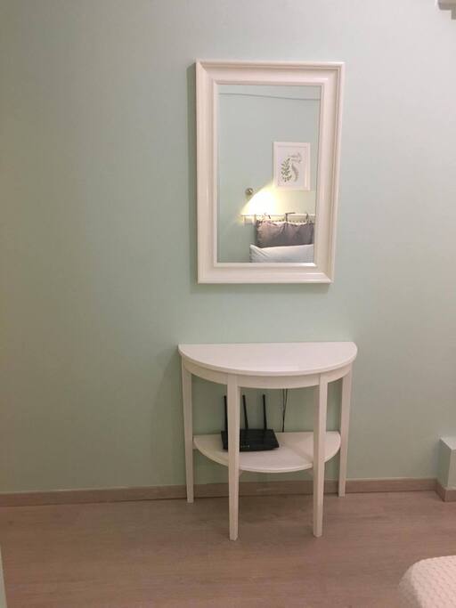 The dressing table