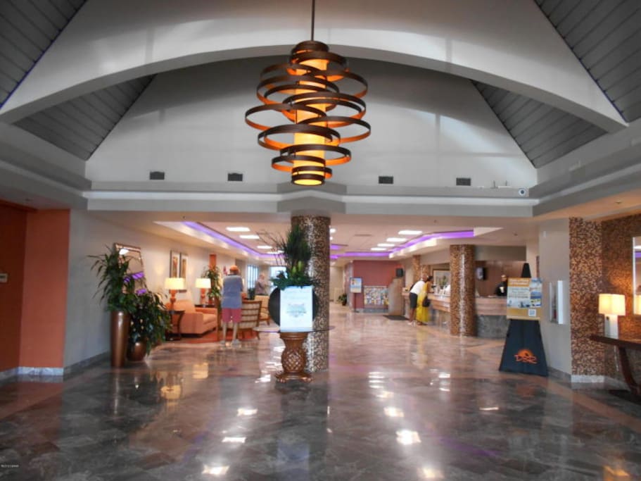 Resort entrance hall