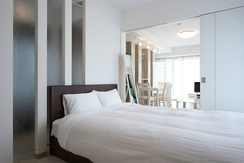 Double bed - 3 bedrooms has one double bed each