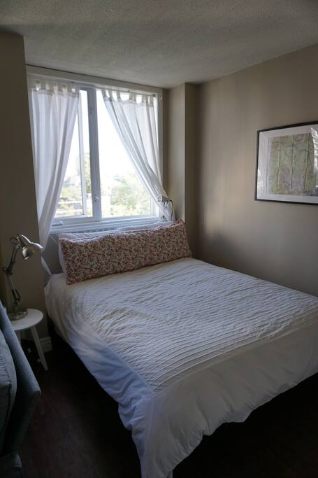 Queen sized bed