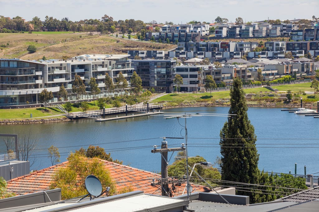 River views from the apartment