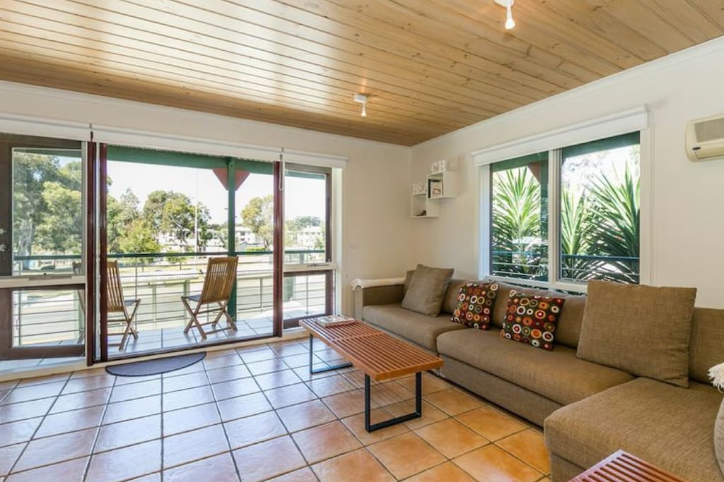 lounge deck area
