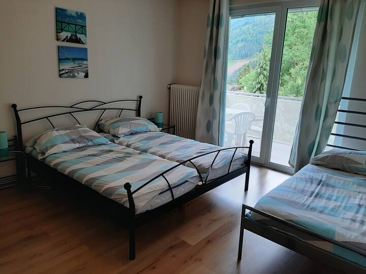 3 osoby spálňa s balkónom a výhľadom