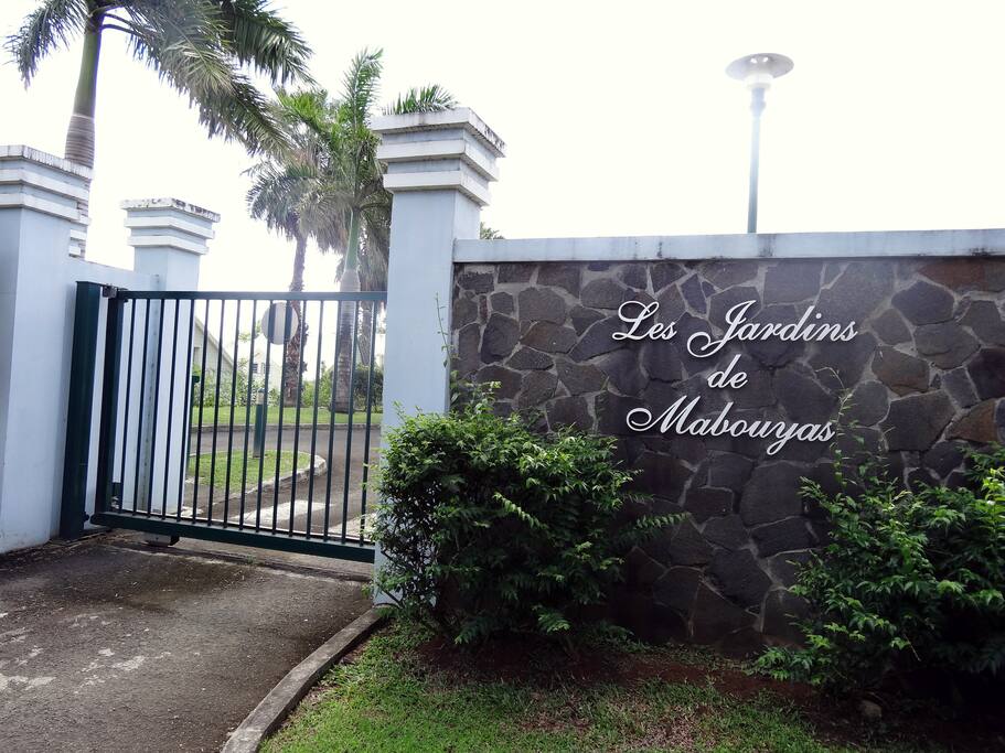 Entrée de la résidence sécurisée