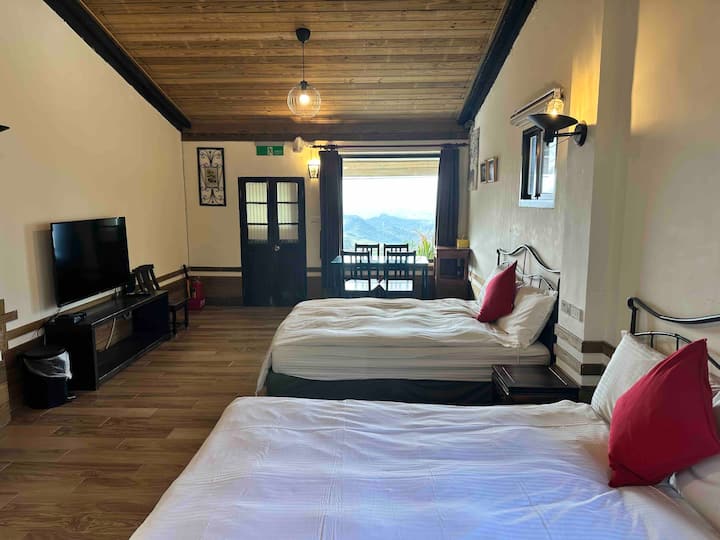 Jiufen Canaan Homestay | Sea View 2-4pax Twin Suite | Near Old Street | Chartered Travel Airport Transfer