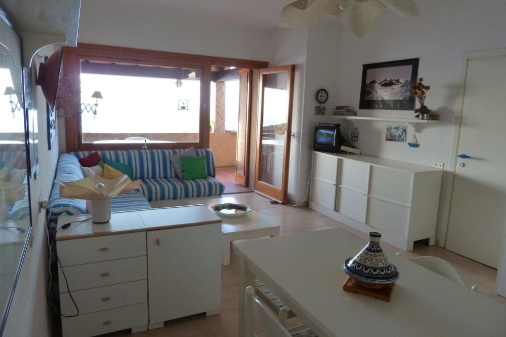Living room with 2 sofa-beds