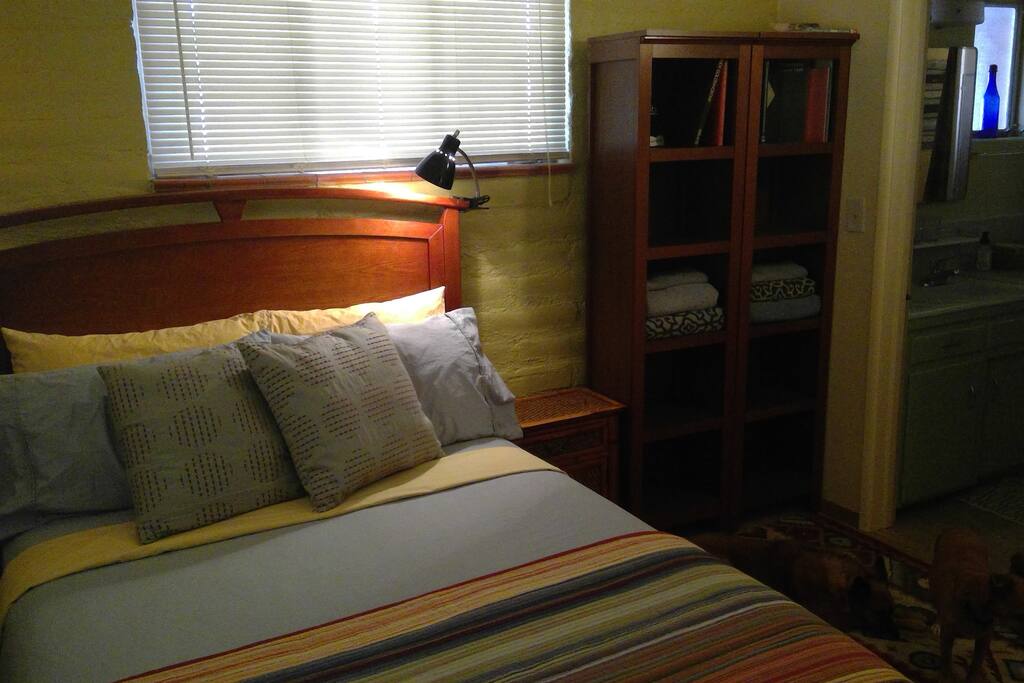 Bedroom adjoining bathrrom