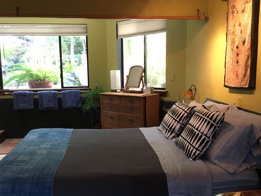 Guest room looking towards back yard.