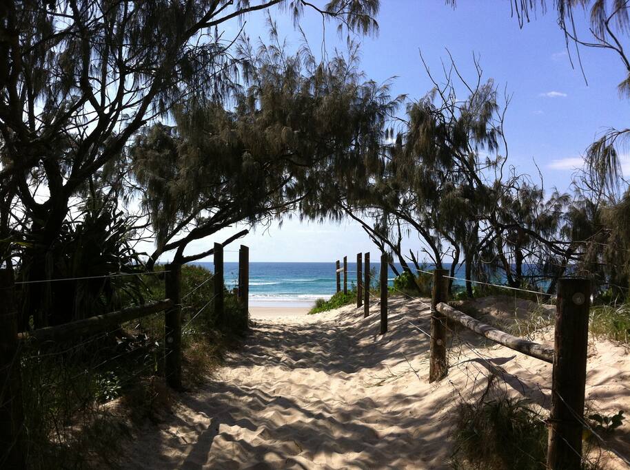 Local beach track