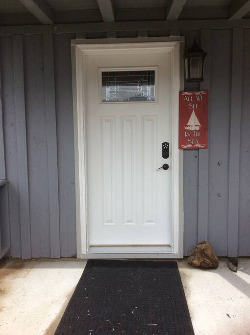 This front door welcomes you!