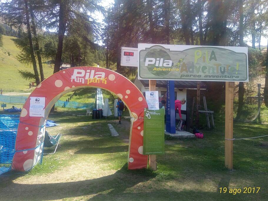 L'Adventure Park si raggiunge a pied