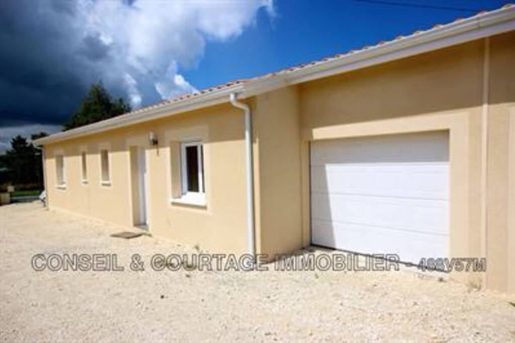 Photo de la perpective extérieur du logement.