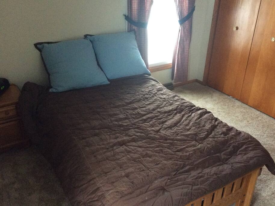 Bedroom with full bed