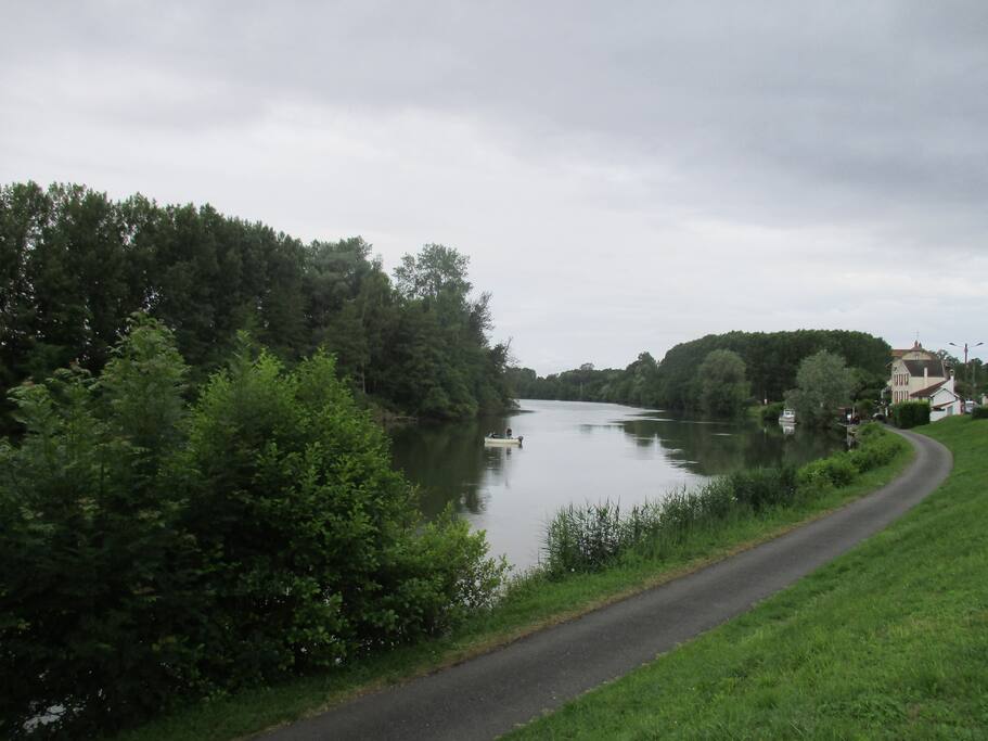 La vue sur l'Yonne