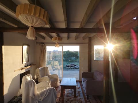 Popular Airbnb listing: Terrace overlooking the lagoon, 100 meters from the ocean in Santa Mónica