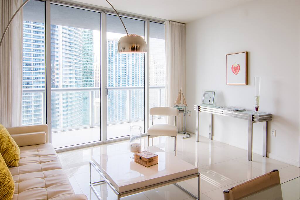Beautiful Italian Porcelain floors in a modern-design space