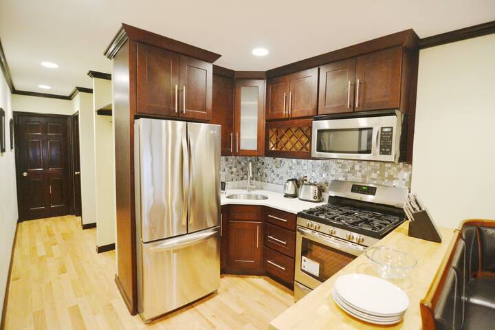 Chef’s Kitchen and private garden